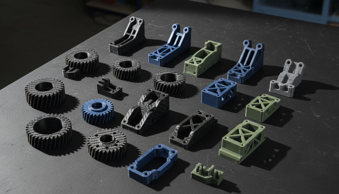 Carbon fiber 3D printed production parts manufactured in Australia